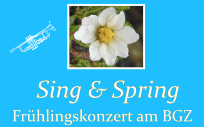 Sing & Spring –  Frühlingskonzert am BGZ
